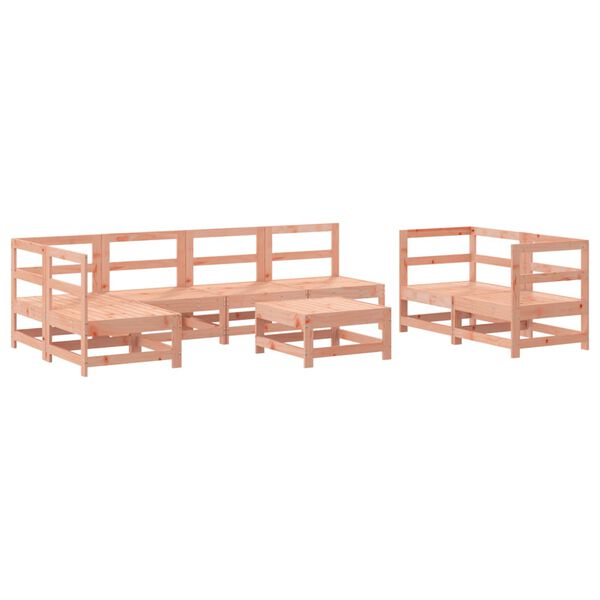 vidaXL 8-tlg. Garten-Lounge-Set Massivholz Douglasie