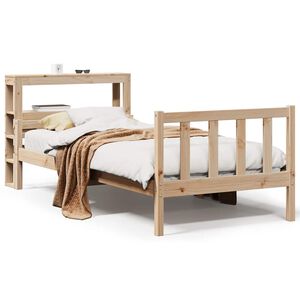 vidaXL Massivholzbett ohne Matratze 90x190 cm Kiefer