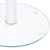 vidaXL Couchtisch Transparent 40 cm Hartglas
