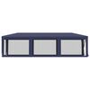 vidaXL Partyzelt mit 8 Mesh-Seitenw&auml;nden Blau 3x9 m HDPE