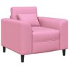 vidaXL Sessel Rosa Stoff