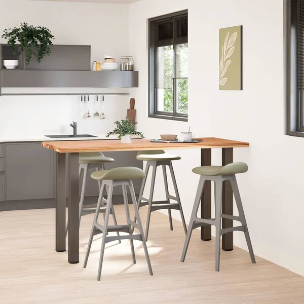 vidaXL Bartisch Hellbraun 180x80x102 cm Massivholz Eiche Rechteckig