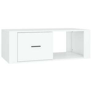 vidaXL Couchtisch Wei&szlig; 100x50,5x35 cm Holzwerkstoff