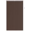 vidaXL Venetianer Jalousie Dunkelbraun mit Muster 213 x 120 cm PVC