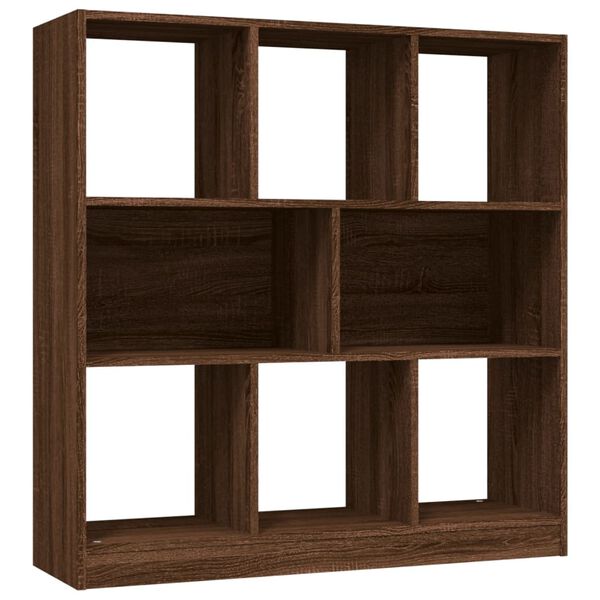 vidaXL Bücherregal Braun Eichen-Optik 97,5x29,5x100 cm Holzwerkstoff