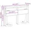 vidaXL Aufbewahrungskopfteil Sonoma-Eiche 150 cm Holzwerkstoff