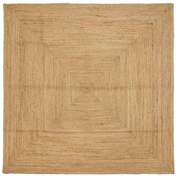 vidaXL Bereichsteppich Beige 300 x 300 cm Jute