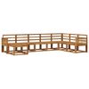 vidaXL Outdoor-Sofagarnitur 8 pcs Natur Massivholz Akazie