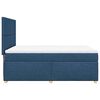 vidaXL Boxspringbett mit Matratze Blau 140x190 cm Stoff