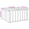 vidaXL Gartenlagerbox Schwarz 101 x 82 x 50 cm Stahl