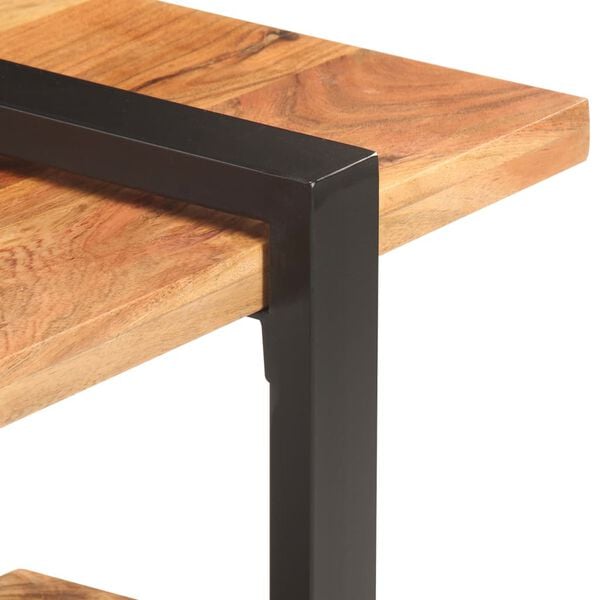 vidaXL TV-Schrank 130x40x40 cm Akazie Massivholz