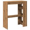 vidaXL Bartisch mit Regal Artisan-Eiche 90x40x103,5 cm Holzwerkstoff