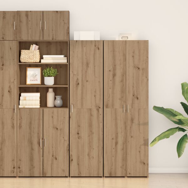 vidaXL Highboard Artisan-Eiche 45 x 42,5 x 185 cm