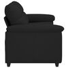 vidaXL 2-Sitzer-Sofa Schwarz 180x81x84 cm Stoff