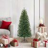 vidaXL Künstlicher Weihnachtsbaum Grün 120 cm PVC, PE und Stahl