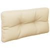 vidaXL Palettensofa-Kissen Beige 80x40x10 cm