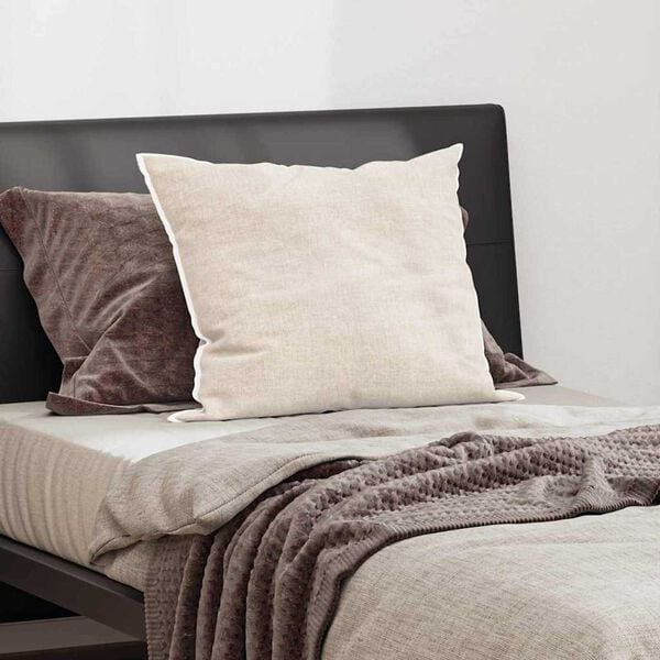 vidaXL Kopfkissen mit Kissen Wei&szlig; 61 x 41 x 20 cm Polyester