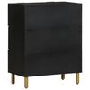 vidaXL Sideboard Schwarz 60x33x75 cm Holzwerkstoff
