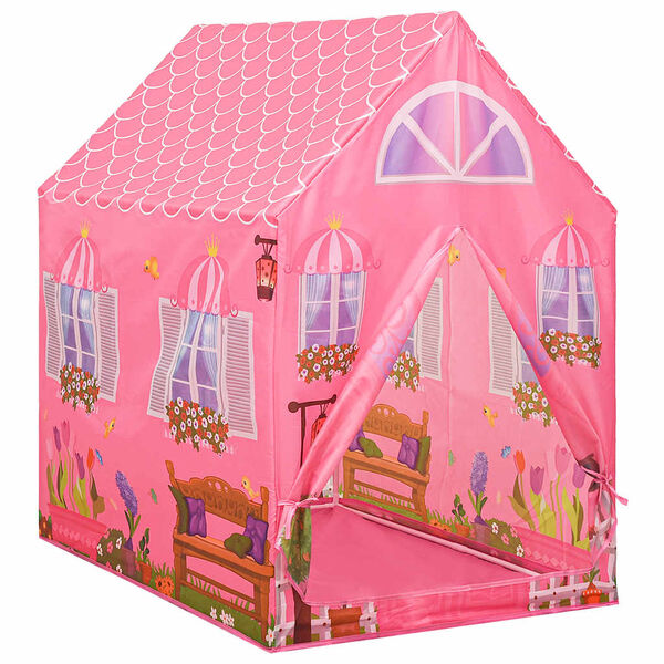 vidaXL Kinder-Spielzelt mit 250 Bällen Rosa 69x94x104 cm