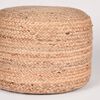LABEL51 Pouf Geflochten Jute Natur