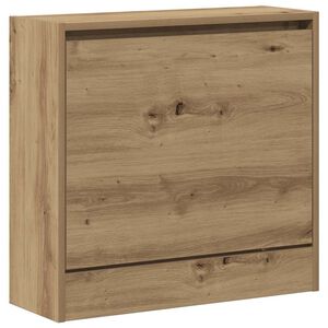 vidaXL Schuhschrank 60 x 21 x 57 cm Holzwerkstoff Artisan-Eiche