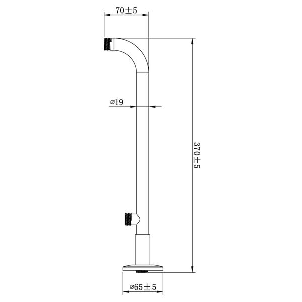 SCH&Uuml;TTE Duscharm LE HAVRE Chrom