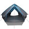 vidaXL Teepee Zelt mit Dach Blau und Grau 490 x 410 x 210 cm