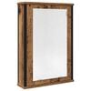 vidaXL Bad-Spiegelschrank Altholz-Optik 42x12x60 cm Holzwerkstoff
