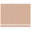 vidaXL Einziehbare Markise Orange Grau Blau Wei&szlig; 350 x 250 cm Stoff
