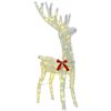 vidaXL 3D Weihnachtsrentier LOVIISA 140 LEDs Warmes Wei&szlig;