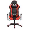 vidaXL Gaming-Stuhl Drehbar Rot PVC