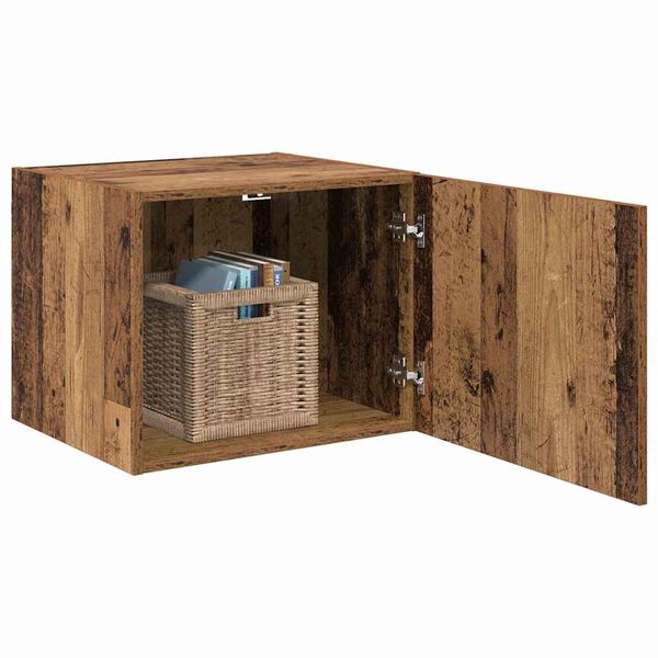 vidaXL Wandschrank Altholz 50 x 42,5 x 40 cm Holzwerkstoff