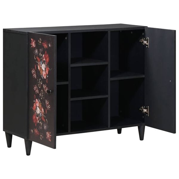 vidaXL Stauraumschr&auml;nke Mehrfarbig 90 x 33,5 x 75 cm Massivholz Mango