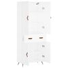 vidaXL Highboard Wei&szlig; 69,5x34x180 cm Holzwerkstoff