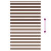 vidaXL Doppelrollo Braun 150x200 cm Stoffbreite 145,9 cm Polyester