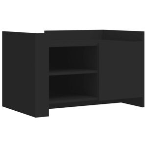 vidaXL Couchtisch Schwarz 80x50x50 cm Holzwerkstoff