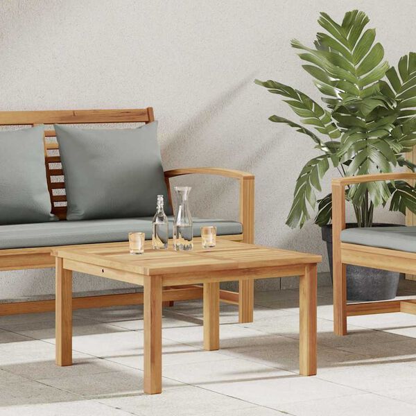 vidaXL Couchtisch Braun 60 x 60 x 36 cm Teak-Massivholz