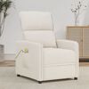 vidaXL Massagesessel Beige Mikrofasergewebe
