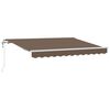 vidaXL Einziehbare Markise Taupe 2,5 x 2 m Stoff
