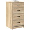 vidaXL Sideboard Sonoma-Eiche 40 x 41 x 75 cm Holzwerkstoff