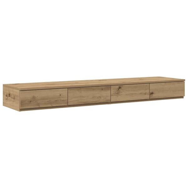 vidaXL Bettschubladen Artisan-Eiche 150 x 36,5 x 16,5 cm Holzwerkstoff