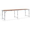 vidaXL Klappbarer Campingtisch Aluminium 240 x 60 cm