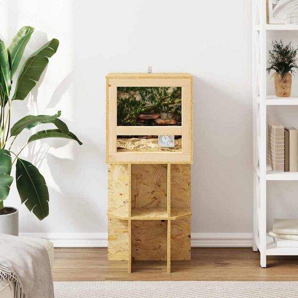 vidaXL Terrarium Braun 40 x 40 x 90 cm OSB