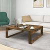vidaXL Couchtisch R&auml;uchereiche 100x100x35 cm Holzwerkstoff