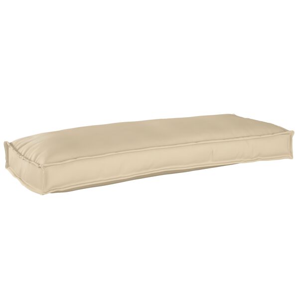 vidaXL Pallet Kissen Set 2 pcs Beige 100 x 40 x 8 cm Oxford-Stoff