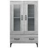 vidaXL Highboard Grau Sonoma 70x31x115 cm Holzwerkstoff