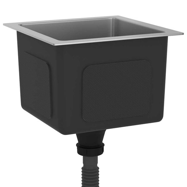 vidaXL Handgemachte Einbausp&uuml;le Edelstahl