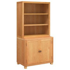 vidaXL Aufbewahrungsm&ouml;bel-Set mit T&uuml;r 2 Stk. Braun 80 x 50 x 160 cm