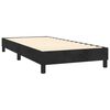 vidaXL Boxspringbettgestell Schwarz 100x200 cm Samt