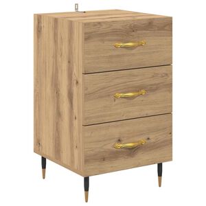 vidaXL Nachttisch Artisan-Eiche 40 x 40 x 66 cm Holzwerkstoff